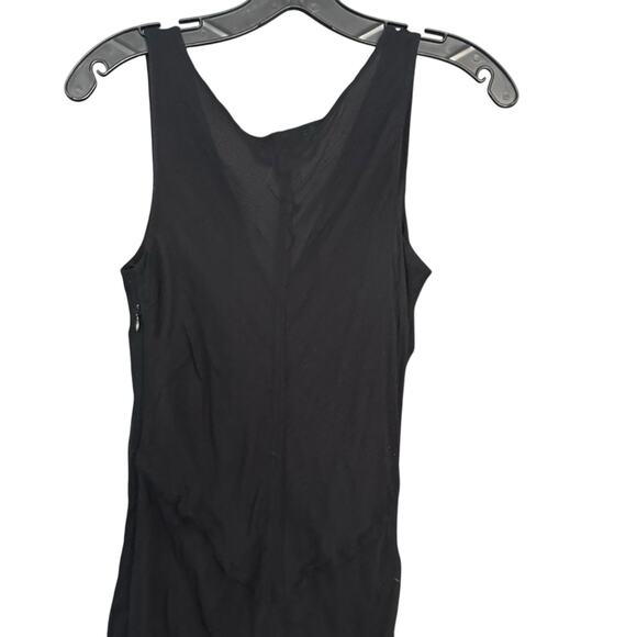 White House Black Market Little Black Dress Maxi 6 100% Silk Elegant Stylish - Picture 5 of 7